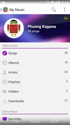 Zing Mp3 android App screenshot 4